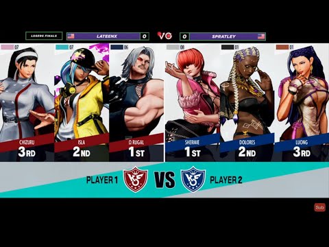 F@X 452 Losers Finals - Spratley Vs. LATEENX - The King of Fighters XV