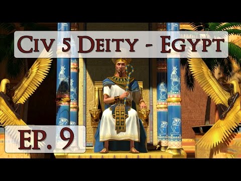 Civ 5 Brave New World Deity - Ep. 9 - Let's Play Egypt