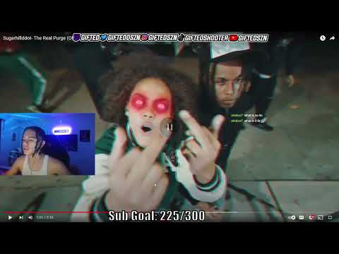 Gifted Reacts To Sugarhillddot- The Real Purge (Official Music Video)