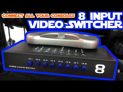 CONNECT ALL YOUR RETRO CONSOLES with this 8 INPUT VIDEO SWITCHER (links in description)