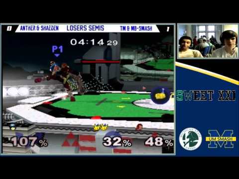 Sweet XXI Doubles Losers Semis - Anther & Shaeden vs. tm & MB-Smash