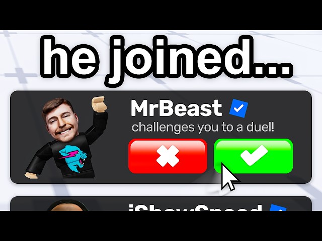 I Invited 100 Celebrities to Play Roblox Rivals!