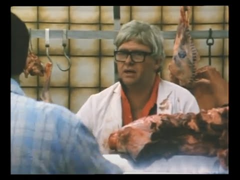 Leon Schuster fresh meat scene  - Funny hidden camera  from "You Must Be Joking"