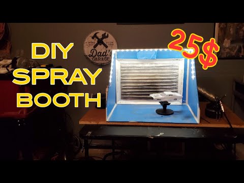 DIY SPRAY BOOTH UNDER $30