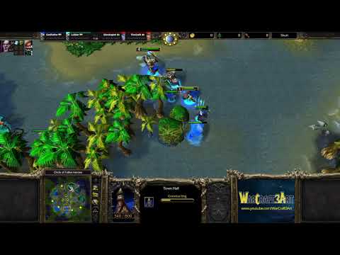ThorZaIN(HU) Starshaped(NE) vs Lubber(UD) GodFather(UD) - Warcraft 3 Classic - RN4956