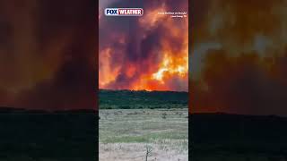 See It: Towers Of Thick Smoke Engulf Palo Pinto, Texas Skies Amid Raging Ross Fire