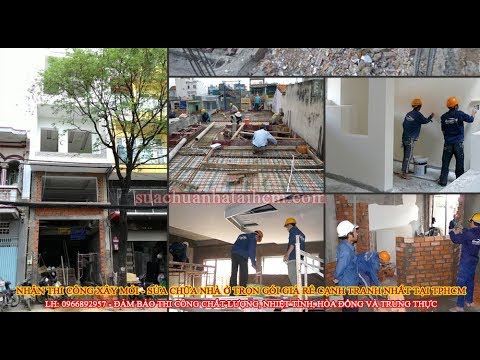 Nhận thiết kế thi công xây mới sửa chữa trang trí nội thất nhà nhà ở trọn gói giá rẻ nhất tại TPHCM