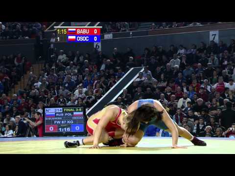 67Kg Final 3-5 match 01 - Female Wrestling -  European Championships 2013