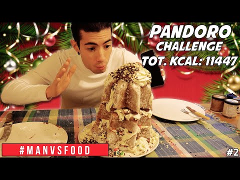 MANGIO IL PANDORO PIU' CALORICO DEL MONDO CHALLENGE - 11000+ KCAL CHRISTMAS Cheat Meal | MAN VS FOOD