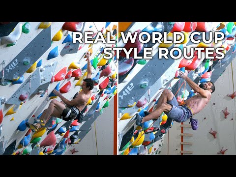 Lead Climbing World Cup Simulation Training ✊ | Adam Ondra