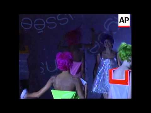 FRANCE: PARIS: COURREGES FALL/WINTER 96 FASHION COLLECTION