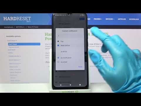 How to Add Event to Calendar on MOTOROLA Moto E7i Power