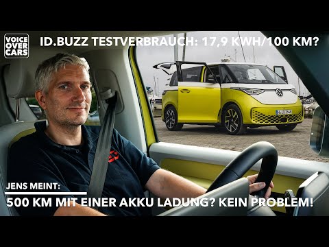 VW ID. Buzz Fahrbericht Review Deutsch Probefahrt - Wie sparsam kann man den wirklich fahren?