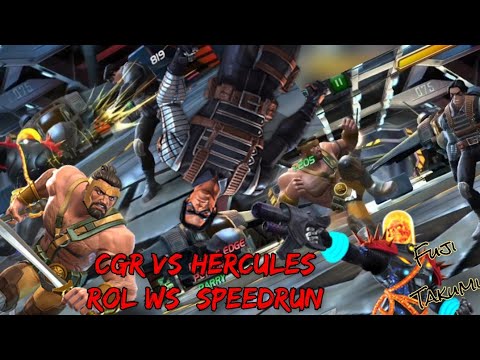 Cosmic Ghost Rider & Hercules Speedrun vs ROL Winter Soldier || Marvel Contest of Champions