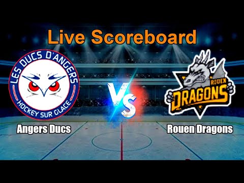 Angers Ducs vs Rouen Dragons Live Score - France Ligue Magnus