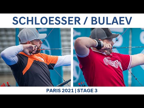 Mike Schloesser gegen Anton Bulaev – Compound-Männer, Bronze | Paris 2021 Hyundai Bogenschießen W...