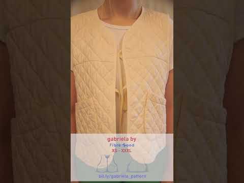 Gabriela Bodywarmer Sewing Pattern video