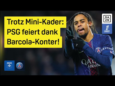 AJ Auxerre - Paris Saint-Germain | 19. Spieltag | Ligue 1 | DAZN Highlights