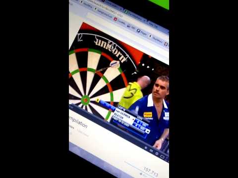 MICHAEL van GERWIN vs STEVE BEATON and the 9 dart checkout HD ibp 200 and nine