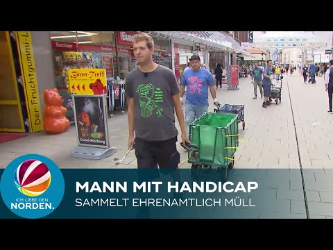Ehrenamtlicher Müllsammler: 27-Jähriger mit Handicap kämpft für eine saubere Umwelt