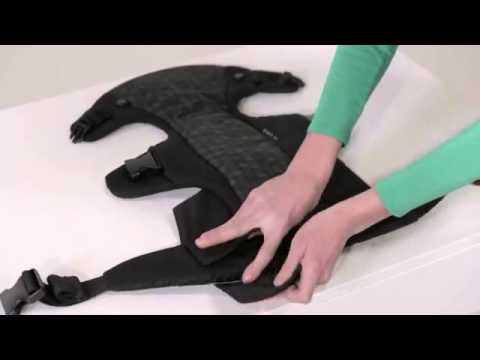 JJ Cole Medley Baby Carrier   Inward facing, seat extended position