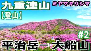 【登山】#2 九重連山の坊ガツルでテント泊し、法華院温泉山荘や大船山・平治岳にミヤマキリシマを見に行ってみた