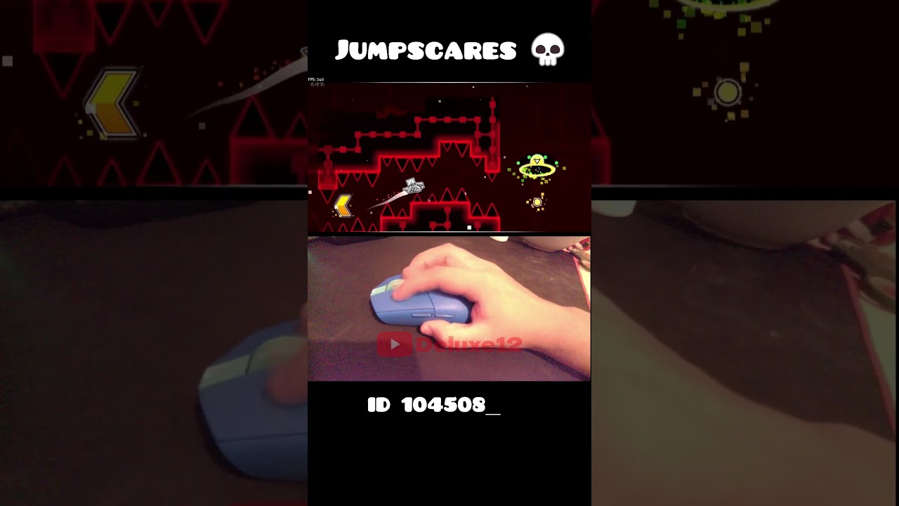 Jumpscares in Geometry Dash #gd #robtop #geometrydash