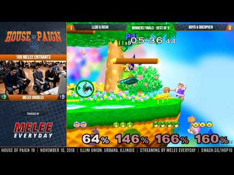 House of Paign 19 - Llod & Rishi vs. Boyd & Drephen - SSBM - Winners Finals