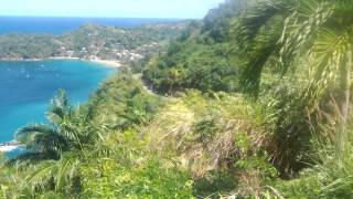 preview picture of video 'Overlooking Castara Bay, Tobago'