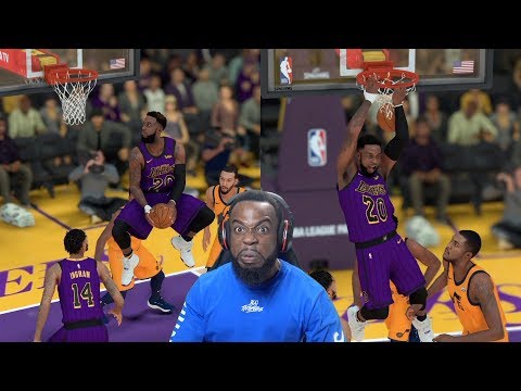 Showing Donovan Mitchell Who The BEST Dunker Is! Lakers vs Jazz NBA 2K19 Ep 53