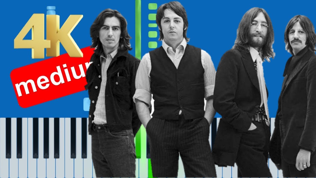 The Beatles - Eleanor Rigby (Medium) Piano Tutorial 4K