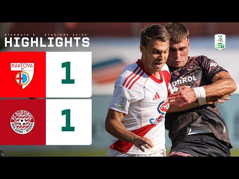 Mantova-Südtirol 1-1 | RUOCCO risponde a PECORINO | HIGHLIGHTS Serie BKT