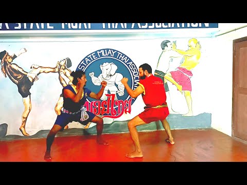 Muay Boran Technique (Hahk Kaw Aiyarh) Breaking the Divine Elephant's Neck Technique by Binu Joseph