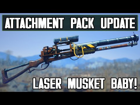 Improving The Laser Musket! - Attachment Pack Update (Fallout 4 Mod)