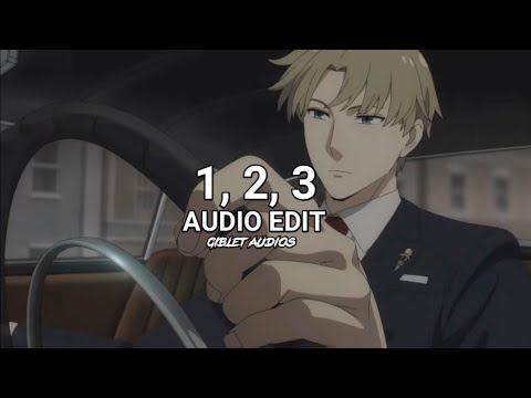 1, 2, 3 (sped up) - sofia reyes ft. jason derulo & de la ghetto [edit audio]