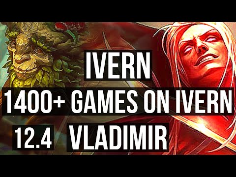 IVERN vs VLADIMIR (MID) | 1400+ games, 2/2/13, 1.2M mastery | NA Master | 12.4