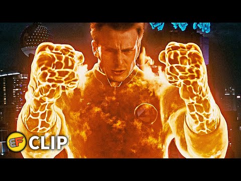 Human Torch vs Dr. Doom | Fantastic Four Rise of the Silver Surfer (2007) Movie Clip HD 4K