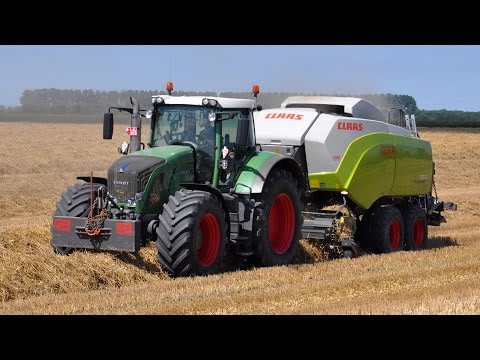 Fendt 936 & Claas Quadrant 5300RC - Loonw. HAVA - stro persen