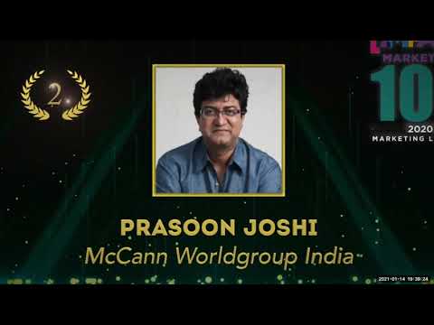 Prasoon Joshi, CEO & CCO of McCann Worldgroup India