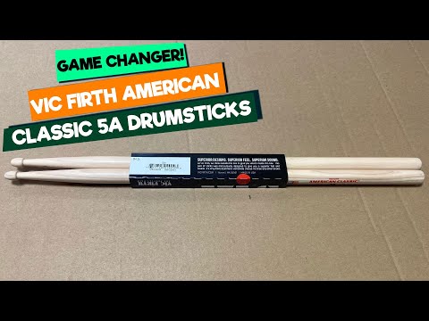 Vic Firth 5A Drumsticks: The #1 Choice for Drummers? (Review & Demo)