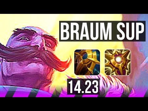 BRAUM & Caitlyn vs LULU & Kai'Sa (SUP) | KR Master | 14.23