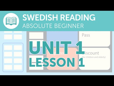 Swedish Reading Practice for Absolute Beginners - Buying a Train Ticket