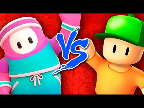 Fall Guys Vs. Stumble Guys - Batalha de rap - Batalha de games - Brutusmano