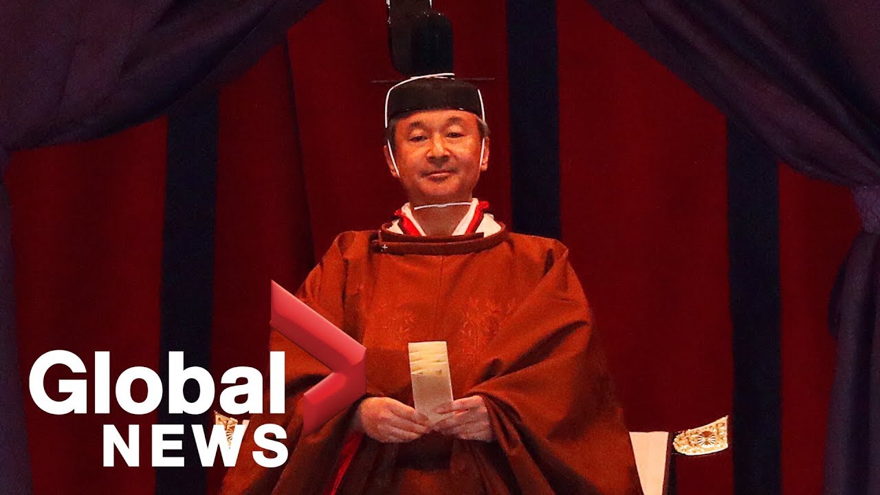 Japanese Emperor Naruhito's coronation ceremony at the Imperial Palace | FULL thumnail