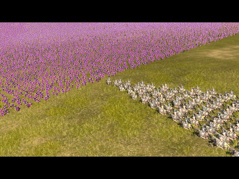 14.000 PLEBS vs 1.000 CAVALRY CHARGE - Total War ROME 2