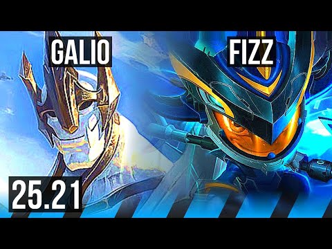 GALIO vs FIZZ (MID) | KR Master | 25.21