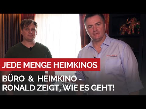 Büro und Heimkino - Ronald zeigt, wie es geht!