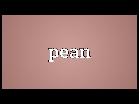 Pean Meaning