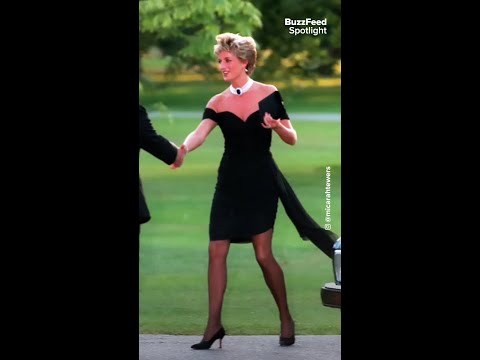 Recreating Princess Diana's revenge dress for $10