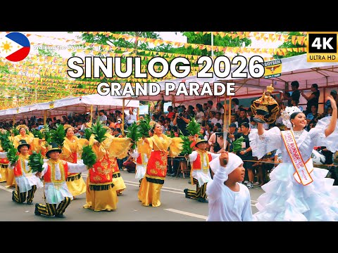 Sinulog Festival 2026 Grand Parade (Cebu) | Philippine's BIGGEST Street Festival [4K]